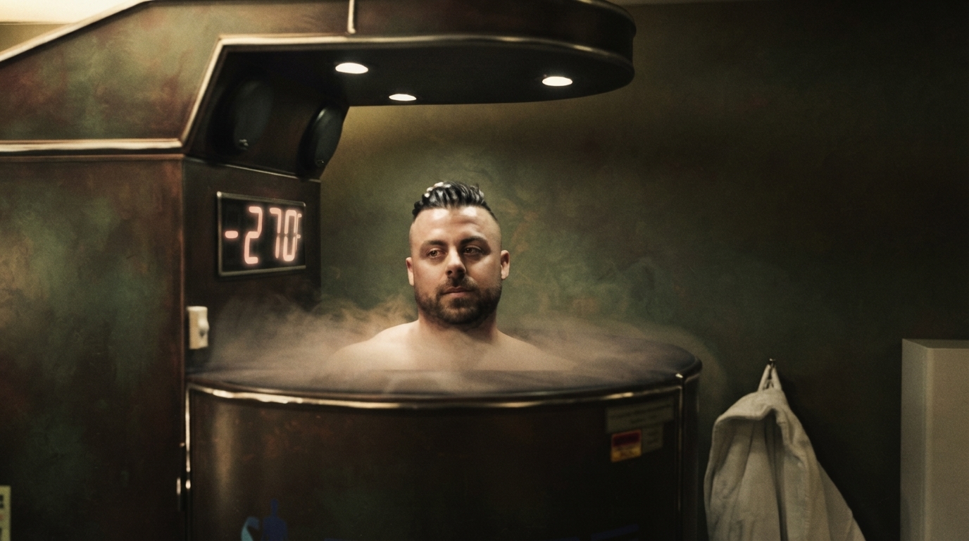 Editorial illustration for Cryotherapy, EMS and VR for Athlete Recovery: What the Evidence Actually Supports
